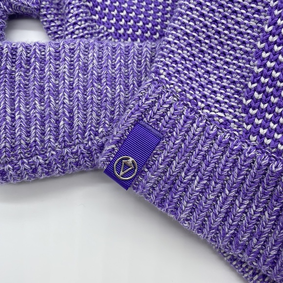 Ivivva Long Sleeve Pullover Sweater Girls Size 8 Purple - Picture 4 of 5